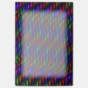 Glass Gem Blue Red Mosaic Abstract Artwork Post-it® Notes