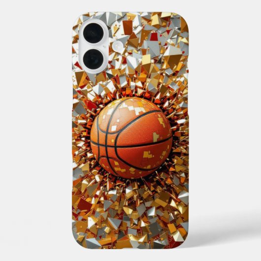 Glass Guard Basketball Case-Mate iPhone Case (Achterkant)