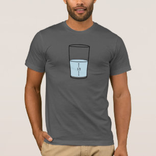 Glass Half Full - optimisme T-shirt