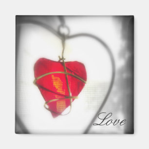 Glass Heart Magnet Magneet