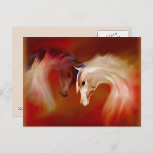 "Glass Horses" ~ Carte postale (Devant / Derrière)