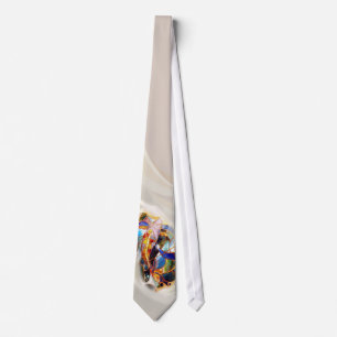 Glass Koi Fish Japon Art Belle Cravate Mariage
