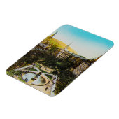 Glass Magic Lantern Slide MONTREAL 1890 Canada Pos Magneet (Linkerzijde)