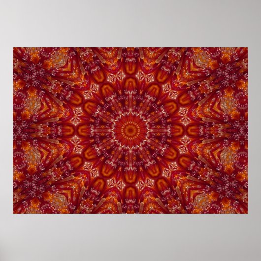 Glass Mandala Poster (Voorkant)