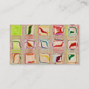 Glass Mosaic douane-visitekaartje met zoete tegels Visitekaartje