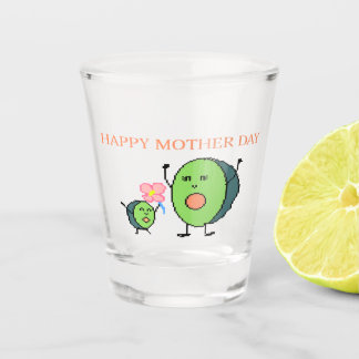Glass mother's day  shot glas