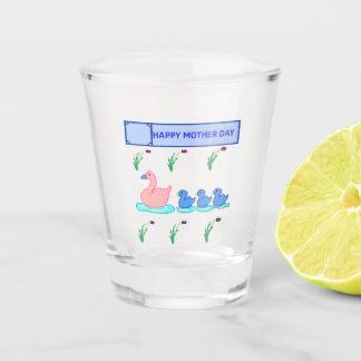 Glass mother's day  shot glas