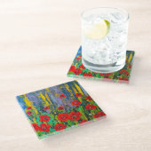 Glass Poppies Onderzetter (Schuin)