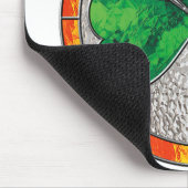 Glass Shamrock Muismat (Hoek)