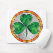 Glass Shamrock Muismat (Met muis)