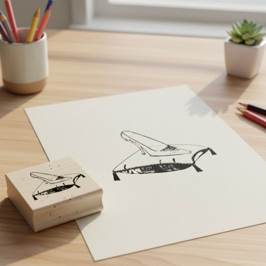 Glass Slipper Rubberstempel