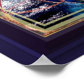 GLASS Table Flower Arrangement Belle affiche (Coin)