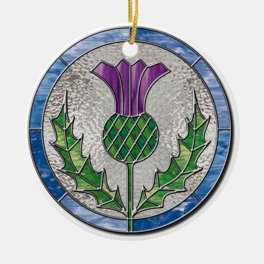 Glass Thistle Ornament (Voorkant)