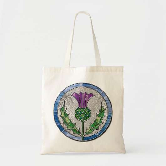 Glass Thistle Tote Bag (Voorkant)