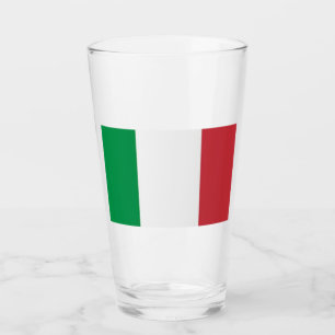 Glass Tumbler Italië Vlag 16 onz