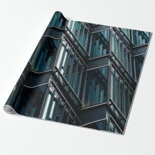 GLASS WINDOW-GEBOUW CADEAUPAPIER