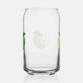 Glass with apple blikvorm glas (Rechts)
