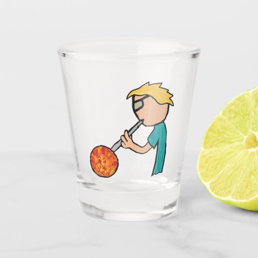 Glassbsting Shot Glas (Voorkant)