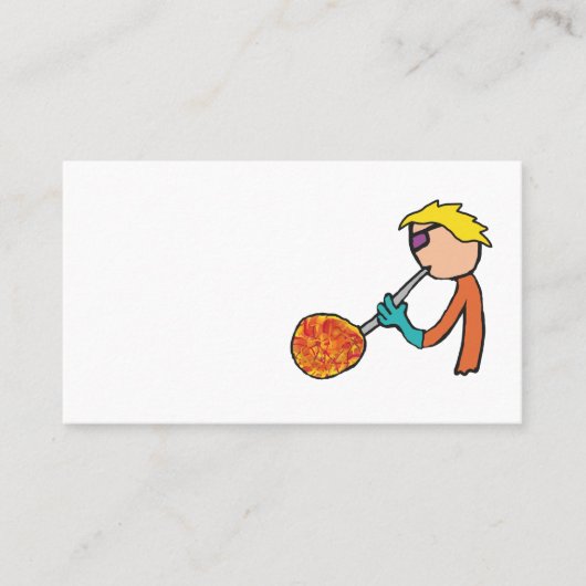 Glassbsting Visitekaartje (Voorkant)