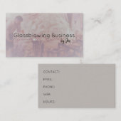 Glassbsting Visitekaartje (Voorkant / Achterkant)