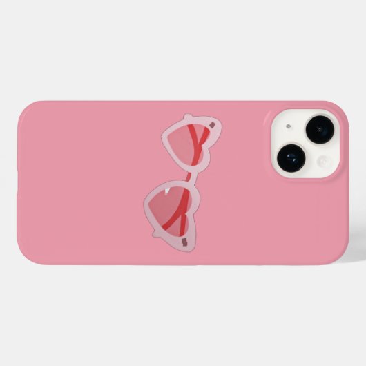 Glasses Case-Mate iPhone Case (Achterkant (horizontaal))