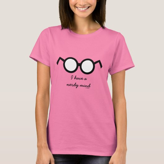 Glasses Girl Nerdy Mind Funny Shirt (Voorkant)