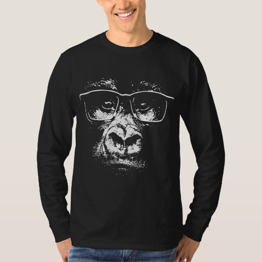 Glasses Gorilla T-shirt (Voorkant)