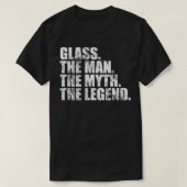 GlassGlass Familienaam Glas achternaam Glas Surna T-shirt (Design voorkant)