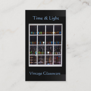  Glassware Winkelvensterkaart Visitekaartje
