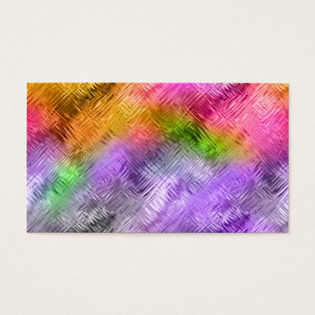 Glassy Ametrine Paarse textuur Visitekaartjes (Voorkant)