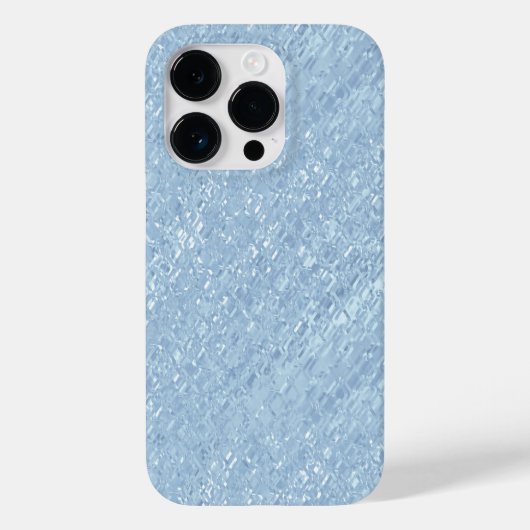 Glassy Blauw Mobiele Telefoon Case (Achterkant)