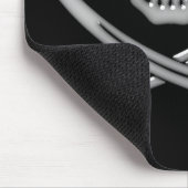 Glassy Pirate Skull & Sword Crossbones Muismat (Hoek)