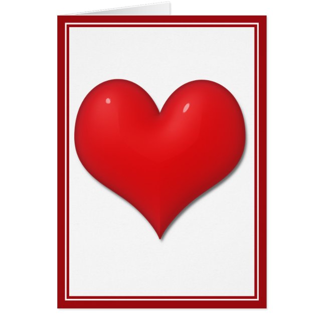 Glassy Red Heart (Devant)