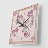 Glastegels Vierkante Klok (Hoek)