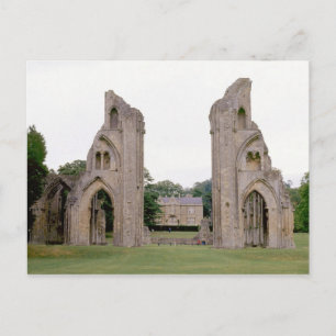 Glastonbury Abbey (jaren zeventig) Briefkaart