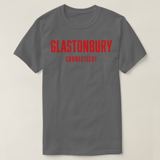 Glastonbury Connecticut TShirt (Design devant)