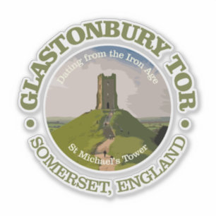 Glastonbury Tor Sticker
