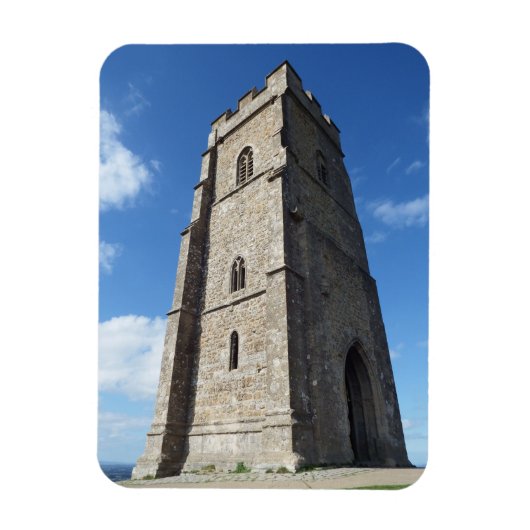 Glastonbury Tor Tower Magnet Magneet (Verticaal)