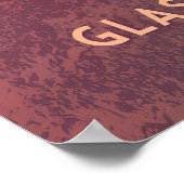 Glastonbury Tor Travel Poster (Coin)