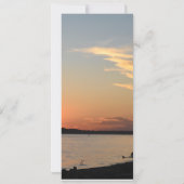 Glat Card Sunset Design (Part of collection; wrapp (Achterkant)