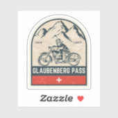 Glaubenberg passeert zwitserse tournee sticker (Vel)