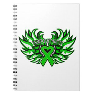Glaucoma Awareness Heart Wings Notitieboek