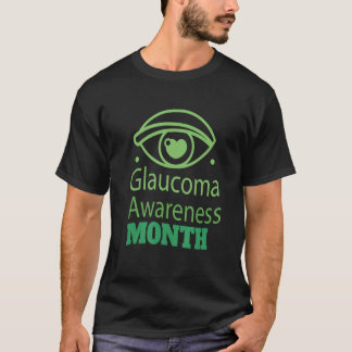 Glaucoma Bewustmakingsmaand T-shirt
