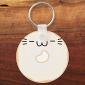 Glazed Cat Donut Sleutelhanger Stretted (Voorkant)