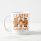 Glazed Confused Ceramics Artist Pottery Koffiemok (Links)