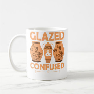 Glazed  Confused Ceramics Artist Pottery Koffiemok