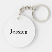 Glazed Donut Keyrchain Sleutelhanger (Achterkant)