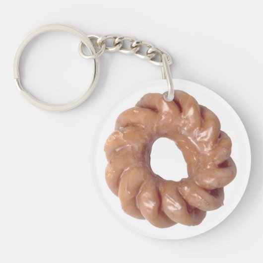 Glazed Donut Keyrchain Sleutelhanger (Voorkant)