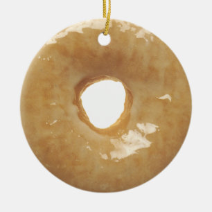 Glazed Donut Novelty Keramisch Ornament