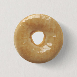 Glazed Donut Novelty Ronde Button 3,2 Cm